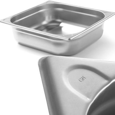Kitchen Line Stahl-GN-2/3-Behälter, Höhe 65 mm - Hendi 806227