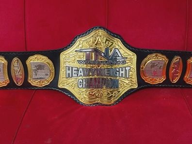 TNA World Heavyweight Wrestling Champion 2mm & 4mm Replica Title Belt