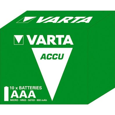 Akku (Box) AAA (10 Stück, AAA)