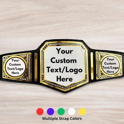 Customized Championship Belt, Personalized Wrestling Boxing Adult Trophy Champion