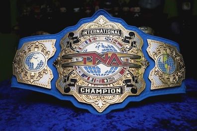 TNA W-Heavyweight Wrestling Champion 2mm & 4mm Replica Title Belt,