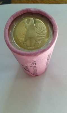 Rolle 2 euro 2003 D (München) Rolle BRD Bundesadler Kursmünze- 2 euro Rolle 2003