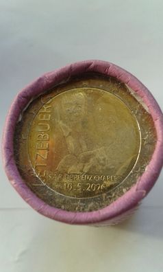 25x2 euro 2 euro Rolle 2 euro 2020 Luxemburg Geburt Charles 2 euro Rolle Luxemburg