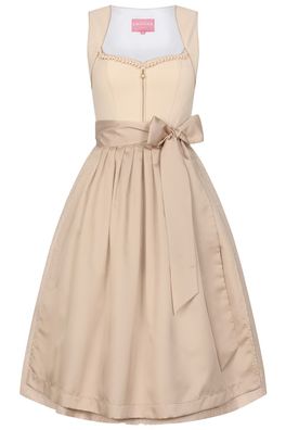 Dirndl Liora 70cm Länge beige