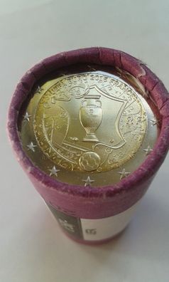 2 euro Rolle 2016 Frankreich Fussball EM 2 euro 2016 Rolle Frankreich Fußball EM