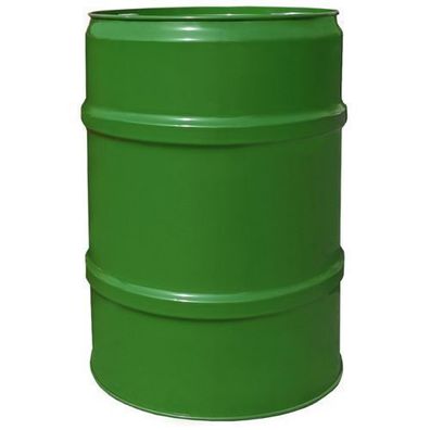 Stahlfass TH 60L mit 2 3/4-Zoll-Kappen - GRÜN
