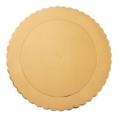 Kuchenboden, goldener runder Kuchen 26 cm