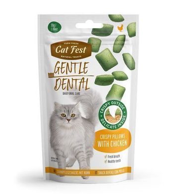 Cat Fest Zahnpflege-Kissen mit Huhn, 30 g