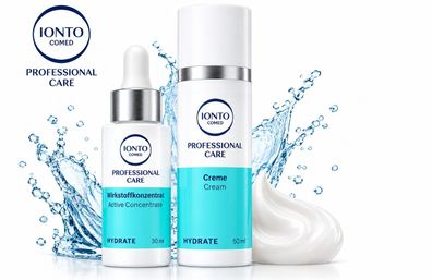 IONTO-COMED Professional Care Hydrate Set - Wirkstoffkonzentrat 30 ml + Creme 50 ml