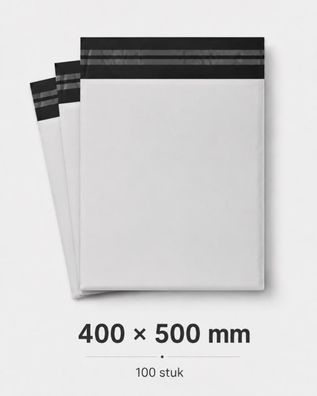Versandtaschen Magrimaxio, 100 Stück, blickdicht, selbstklebend, 400 × 500 mm