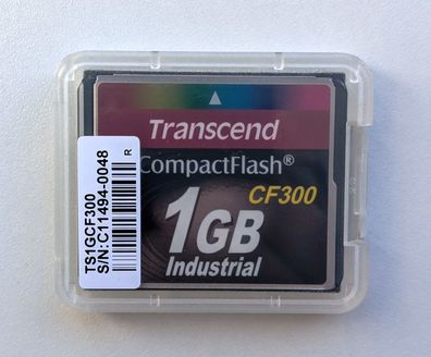 NEU: 1 GB Transcend Industrial CompactFlash UDMA5 CF Compact Flash 1GB TS1GCF300