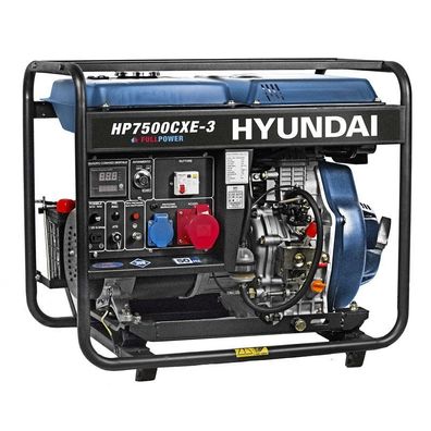 Hyundai Fullpower 5 kW Stromgenerator mit leistungsstarkem Benzinmotor