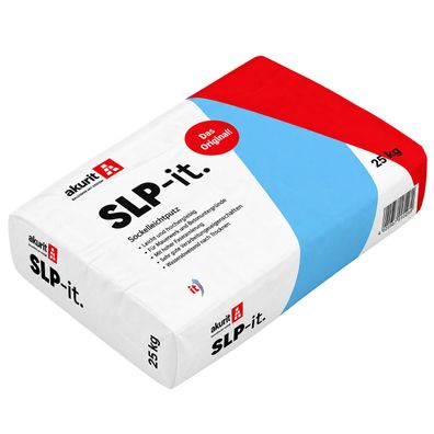 AKURIT Sockelleichtputz SLP-it. 25kg - rissarm, langlebig und witterungsbeständig