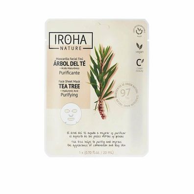 Iroha Nature Nature Mask Tea Tree Hyaluronic Acid 1 U