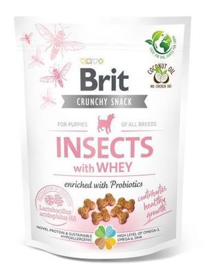 Brit Care Welpenleckerlis Insekten & Molke 200g – Snacks mit Probiotika