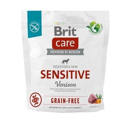 Brit Care Grain-Free Sensitive Venison & Potato 1kg – Hundefutter ohne Getreide