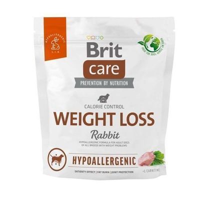 Brit Care Hypoallergenic Weight Loss Rabbit & Rice 1kg – Hundefutter bei Übergewicht