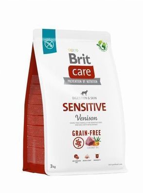 Brit Care Sensitive Wild & Kartoffel 3kg - Getreidefreies Futter für Hunde