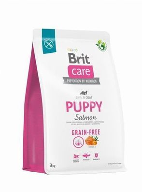 Brit Care Grain-Free Puppy Salmon & Potato 3kg - Trockenfutter für Welpen