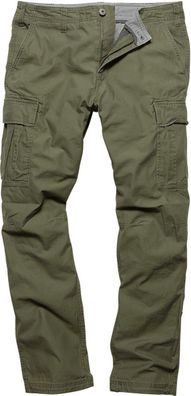 Vintage Industries Militär Cargohose Reydon Bdu Premium Pants Olive Sage