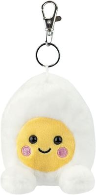 AURORA 26620 Palm Pals Bobby Egg Clip-On, 10cm, Plüschtier, weiß