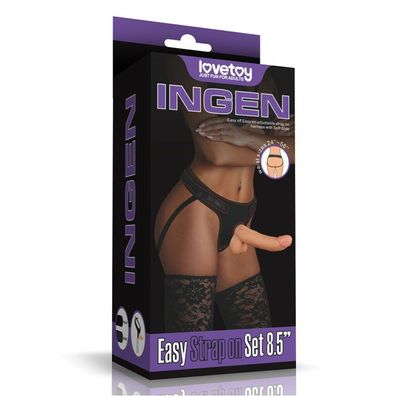 Love Toy Easy Strap-On Set with 21,5 cm Dildo