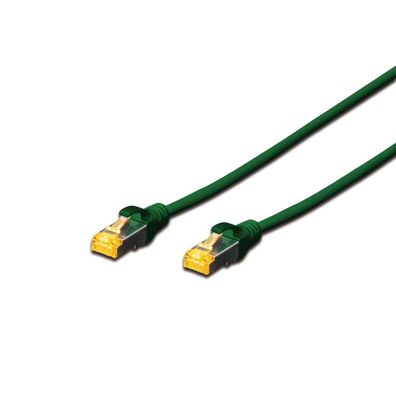 Digitus CAT 6A S/FTP Patchkabel, 5m, grün