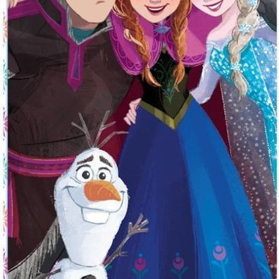 Disney Eiskönigin Friends Badehandtuch, Strandtuch 70x140 cm (Schnelltrocknend)