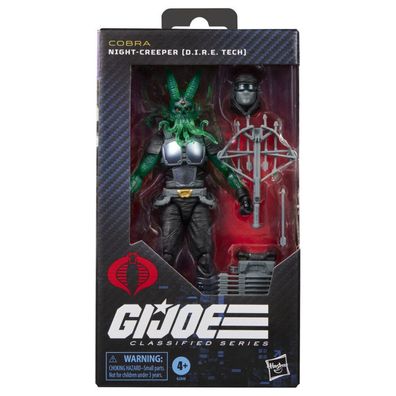 G.I. Joe Classified Series Cobra Night Creeper D.I.R.E Tech-Figur, 15 cm
