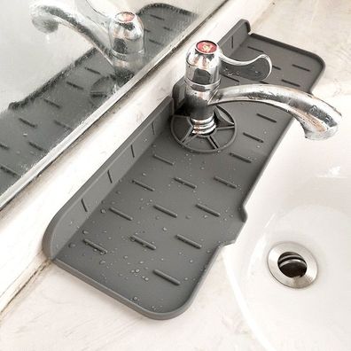 Küche Wasserhahn Saugfähige Matte Silikon Waschbecken Spritzschutz Wasser Ablassen