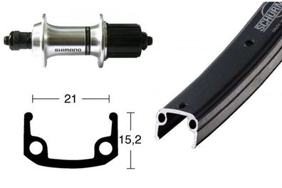 26" Hinterrad Felge: 19-559, CONTEC "Classic Z19", 26" Hinterrad