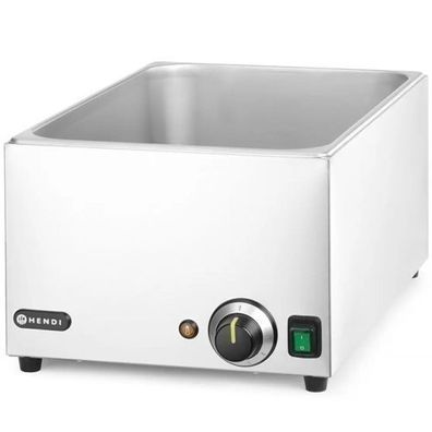 Verstellbares elektrisches Wasserbad für GN1/1 150 mm - Hendi 238905