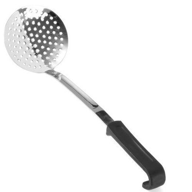 Runder Schaumlöffel aus Edelstahl, Länge 370 mm - Hendi 529041