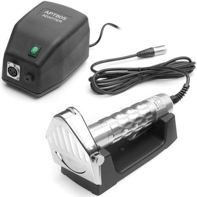 Elektrisches Gyros-Kebab-Messer mit Schärfer und Ständer 230 V 80 W - Hendi 267264