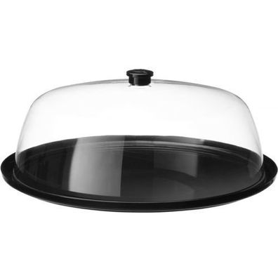 Rundes Buffet-Serviertablett mit Deckel, Durchmesser 350 mm - Hendi 203576