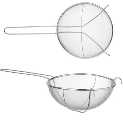 Küchensieb aus verstärktem Stahl, Durchmesser 260 mm