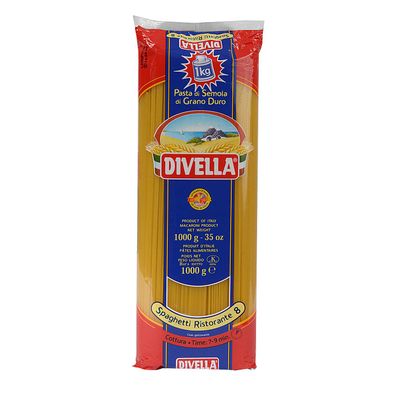 Divella N8 Spaghetti 1 kg - italienische Nudeln, Pasta aus Hartweizengrieß