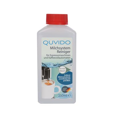 Quvido Milchsystem-Reiniger 250 ml - Milchschaum Reiniger für Kaffeevollautomat