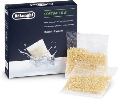 DeLonghi SoftBalls DLSC551 - Antikalk-Kugeln gegen Kalk für Kaffeevollautomaten
