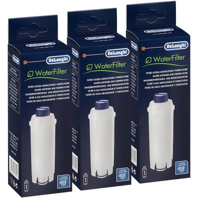 DeLonghi Wasserfilter DLS C002 - 3 x Filterpatrone für Kaffeevollautomaten