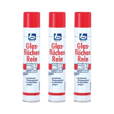 3 x DR. BECHER Glasflächen Rein 500ml