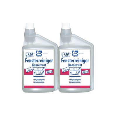 2 x DR. BECHER Fensterreiniger. Dosie 1er 1L