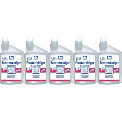 5 x DR. BECHER Fensterreiniger. Dosie 1er 1L