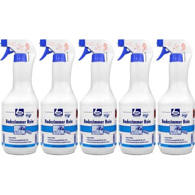 Dr. Becher Badezimmer Rein 5 x 1 L - desinfizierender Schaumreiniger, Bad