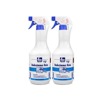 Dr. Becher Badezimmer Rein 2 x 1 L - desinfizierender Schaumreiniger, Bad