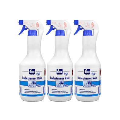 Dr. Becher Badezimmer Rein 3 x 1 L - desinfizierender Schaumreiniger, Bad