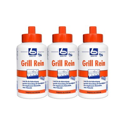 3 x DR. BECHER Grill Rein 1L