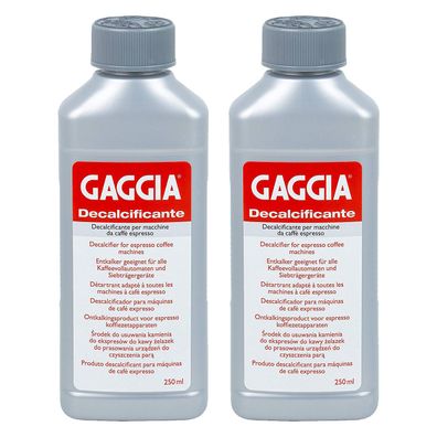Gaggia Entkalker 2 x 250 ml - Flüssigentkalker für Espressomaschinen