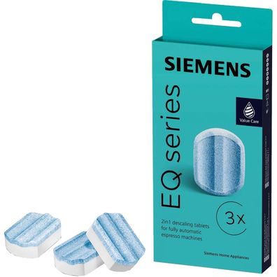Siemens Entkalkungstabletten TZ80002A - 3 Tabletten für Kaffeevollautomaten