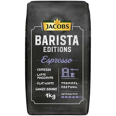 Jacobs Espresso Barista Editions ganze Bohnen 1 kg - Kaffeebohnen